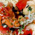 9ma9ma's cooksnap of when they made 簡単5分♪冷たいトマト＆しらすスープ素麺.