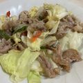 papikun's cooksnap of when they made ご飯が進む！塩ダレの豚バラ肉野菜炒め☆☆.
