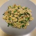 ピーナッツ子♪'s cooksnap of when they made ルッコラとウインナーの炒飯☆.