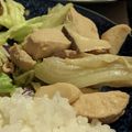 サブシェフもーや's cooksnap of when they made 鶏むね肉とレタスのガリマヨ炒め.