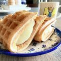 ばぢこ's cooksnap of when they made 簡単Ver.ふわりん♡ワッフルカスタード.