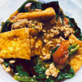 しょしんしゃA's cooksnap of when they made 厚揚げとほうれん草のイタリアン風☆麻婆.