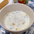 ☆あいちゃん's cooksnap of when they made 干し芋とドライフルーツのヨーグルト.
