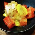 ばたみそーぱん☆'s cooksnap of when they made ズッキーニハムトマト☆バジルレモンマリネ.