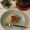 fuukasan's cooksnap of when they made 天津甘栗で本格的なモンブラン.