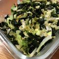 ももたんきっちん's cooksnap of when they made ワカメとキャベツのナムル.