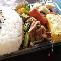 ♪珠香♪'s cooksnap of when they made 小間肉と小松菜・エノキの焼き肉のたれ炒め.