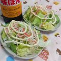 赤い電話's cooksnap of when they made カニカマとレタスで♪ポン酢マヨサラダ.