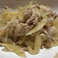 クック5NOFPV☆'s cooksnap of when they made 豚小間とごぼうの生姜焼き風炒め.