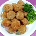 きゃんでぃ×2's cooksnap of when they made おいしい豚挽肉のフライボール.
