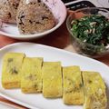 ruris7's cooksnap of when they made 大葉としらすで☆お弁当卵焼き.