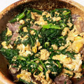 しゅんしゅんパパ's cooksnap of when they made 春菊と卵の中華炒め.