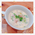 kirarin＊。's cooksnap of when they made 白菜とベーコンの和風だし豆乳スープ☆.