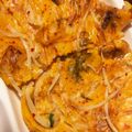 Quinako's cooksnap of when they made ヘルシー★もやしとにらのチヂミ.
