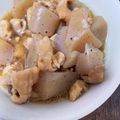 ノビル's cooksnap of when they made 鶏皮とこんにゃくの甘辛煮.