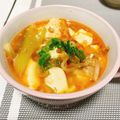 tonmyee's cooksnap of when they made 豆腐たっぷり具だくさん【豚キムスープ】.