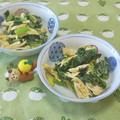 みかかめ's cooksnap of when they made 小松菜とささみのカレーマヨ和え.
