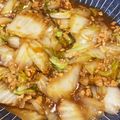 あいしょう's cooksnap of when they made ご飯がススム‼️麻婆白菜.