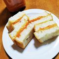 motomi♪'s cooksnap of when they made 柿ジャムサンドイッチ.