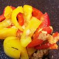 たまこ☆v☆'s cooksnap of when they made パプリカとツナのカレー風味.