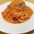 辛名類's cooksnap of when they made お手軽！濃厚ツナ缶のトマトクリームパスタ.