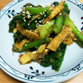 ぽろっとＱちゃん's cooksnap of when they made 小松菜と油揚げのおかか炒め.