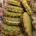 クック10MA0H☆'s cooksnap of when they made 抹茶クッキー★ホワイトチョコサンド.