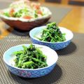 inyako's cooksnap of when they made 大人味♪春菊&ほうれん草の胡麻和え.