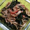 ささささ＆＊'s cooksnap of when they made 糸こんにゃくとワカメの酢の物.