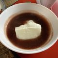クックCG2NFA☆'s cooksnap of when they made 羊羹リメイク？　残ったお餅でおぜんざい.
