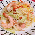 みっくママ's cooksnap of when they made エビ、イカ、野菜の炒めもの.