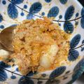 ひーくんママ8's cooksnap of when they made 簡単！とろとろチーズのキムチオートミール.
