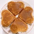 ♪ひつじ's cooksnap of when they made お砂糖なし！玄米粉のヨーグルトパンケーキ.