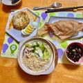 komutatata's cooksnap of when they made 創味シャンタンDXで塩バターにんにく鍋✽.