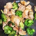 ぴんちょん777's cooksnap of when they made ブロッコリーと鶏モモ肉の塩麹炒め.