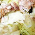 クックみみこ☆'s cooksnap of when they made 中華鍋で★鶏肉とキャベツのチーズ蒸し.