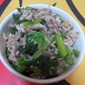 ゆみっち先生's cooksnap of when they made ほうれん草とサバ缶のナムル.