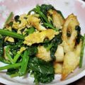 れいちょんぐ's cooksnap of when they made 簡単に♫ちくわとほうれん草と卵の炒め物♡.