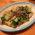 ＮＯＲＩ♫'s cooksnap of when they made チンゲンサイとひき肉の中華炒め.