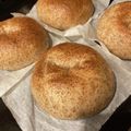 anariai's cooksnap of when they made もちもちベーグル♥小麦胚芽.