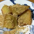 輝夜の姫's cooksnap of when they made 超簡単★揚げないカリホク大学芋！！.