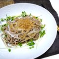 satokohime's cooksnap of when they made 梅でさっぱり　ゴマだれで大根入りお蕎麦　.