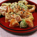 クックHG9V8Y☆'s cooksnap of when they made 柿とアボカドのゴママヨ和え.