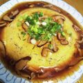おたぬねこ's cooksnap of when they made 豆腐とひじきのレンジ蒸し♪生姜甘酢あん.