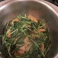 こまっちーやん's cooksnap of when they made ◆ 水菜とお揚げの炊いたん ◆.