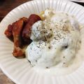 ばたみそーぱん☆'s cooksnap of when they made サーモンステーキ★マスタードチーズソース.