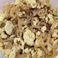 チビ太ﾁｬﾝ's cooksnap of when they made 白滝の卵炒め.