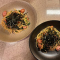 ♡666's cooksnap of when they made ソーセージとほうれん草の和風パスタ.