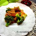 まゆディッシュ's cooksnap of when they made 豚肉とブロッコリーのピリ辛炒め.