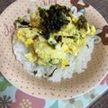 Rionaのおうち飯's cooksnap of when they made 簡単！レンジで二分☆一人たまご丼♪.